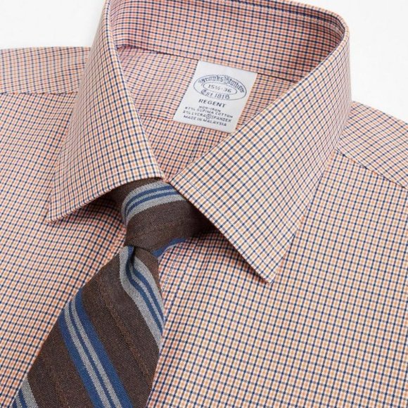 Brooks Brothers Other - NWT Brooks Brothers wool tie blue brown diagonal stripe